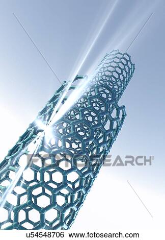 Carbon nanotubes, artwork View Large Illustration Stock Illustration - Carbon nanotubes, artwork. Fotosearch