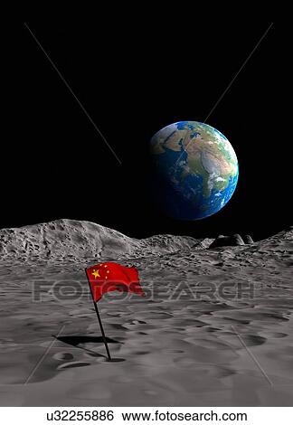 Chinese space programme, artwork View Large Illustration Stock Illustration - Chinese space programme, artwork. Fotosearch