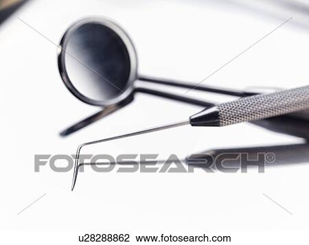 Dental instruments View Large Illustration Drawing - Dental instruments. Fotosearch