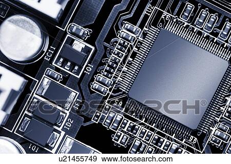 Electronic circuit View Large Illustration Stock Illustration - Electronic circuit. Fotosearch