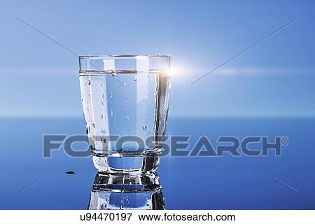 Stock Illustration - Glass of water. Fotosearch
