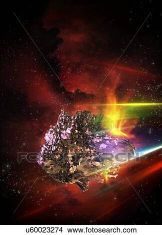 Meteor, artwork View Large Illustration Stock Illustration - Meteor, artwork. Fotosearch