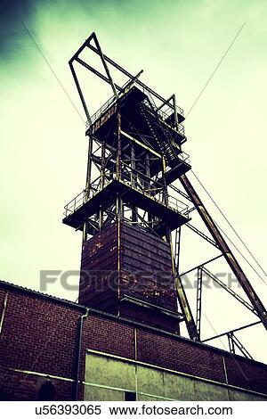 Mining tower View Large Illustration Stock Illustration - Mining tower. Fotosearch