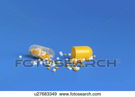 Open capsule View Large Illustration Stock Illustration - Open capsule. Fotosearch