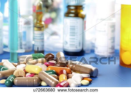 Pills and tablets View Large Illustration Clipart - Pills and tablets. Fotosearch