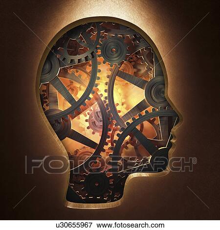 Stock Illustration - Psychology, conceptual artwork. Fotosearch