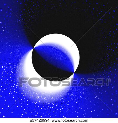 Stock Illustration - Solar eclipse, artwork. Fotosearch