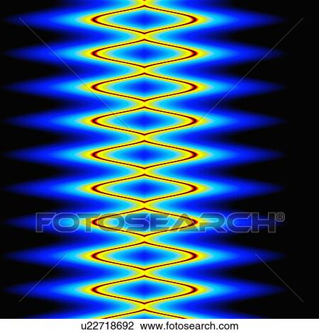 Sound waves, artwork View Large Illustration Drawing - Sound waves, artwork. Fotosearch