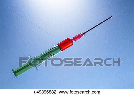 Syringe View Large Illustration Drawing - Syringe. Fotosearch