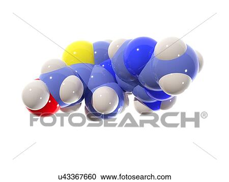 Vitamin B1 molecule View Large Illustration Clipart - Vitamin B1 molecule. Fotosearch