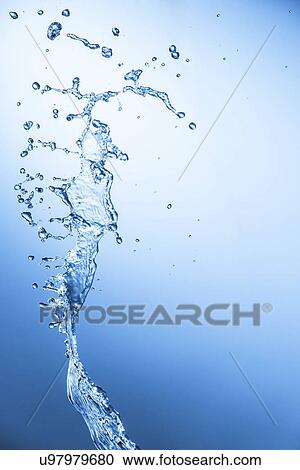 Clipart - Water falling. Fotosearch