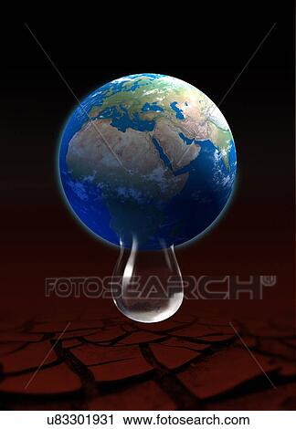Water shortage, artwork View Large Illustration Clip Art - Water shortage, artwork. Fotosearch