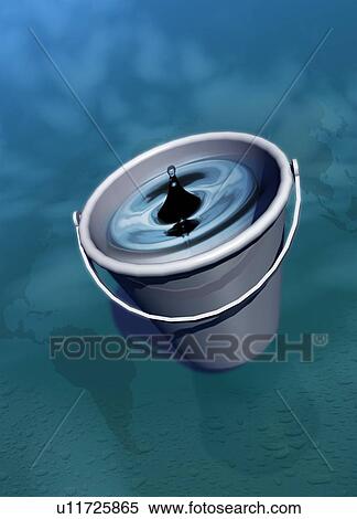 Water shortage, conceptual artwork View Large Illustration Stock Illustration - Water shortage, conceptual artwork. Fotosearch