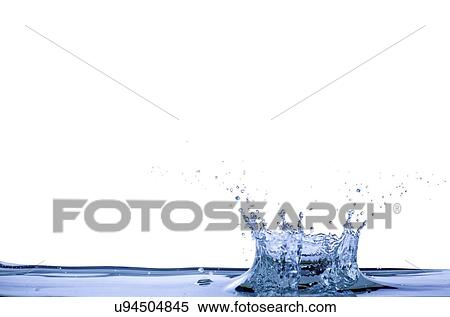 Stock Illustration - Water splashing. Fotosearch