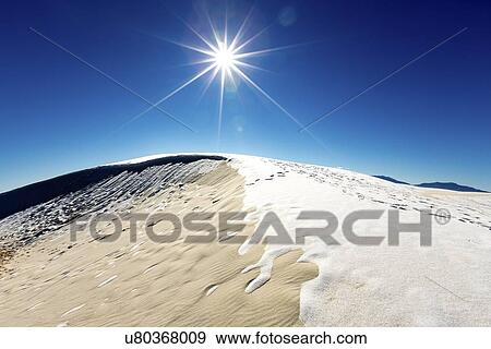 Stock Illustration - White Sands, New Mexico. Fotosearch