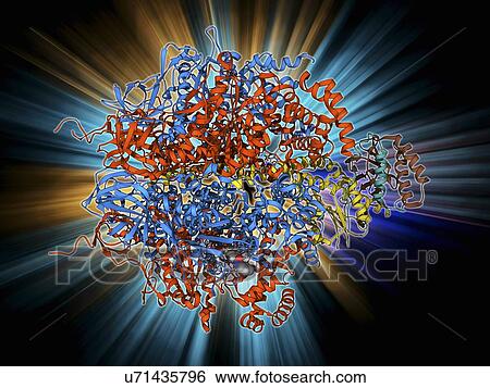 Stock Illustration - ATPase molecule. Fotosearch