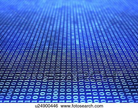 Binary code, artwork View Large Illustration Stock Illustration - Binary code, artwork. Fotosearch