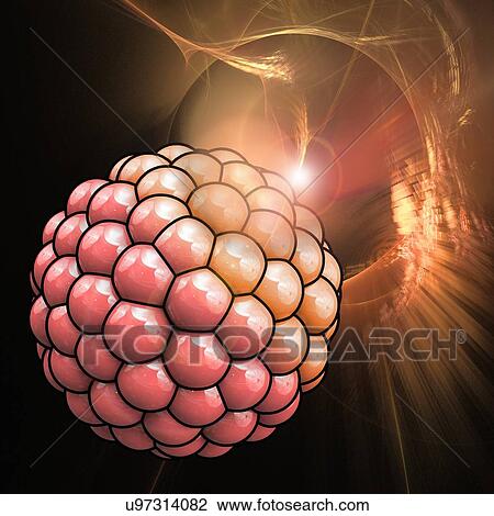 Cell cluster, artwork View Large Illustration Drawing - Cell cluster, artwork. Fotosearch