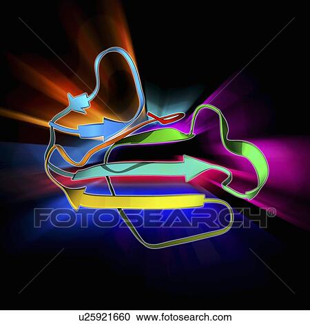 Clipart - Cobra venom molecule. Fotosearch