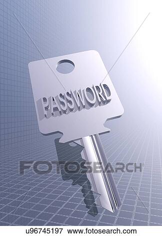 Stock Illustration - Data security, conceptual artwork. Fotosearch