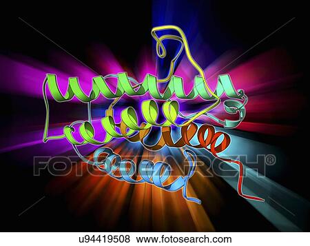 Stock Illustration - Erythropoietin hormone molecule. Fotosearch