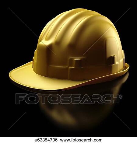 Hard hat, artwork View Large Illustration Stock Illustration - Hard hat, artwork. Fotosearch