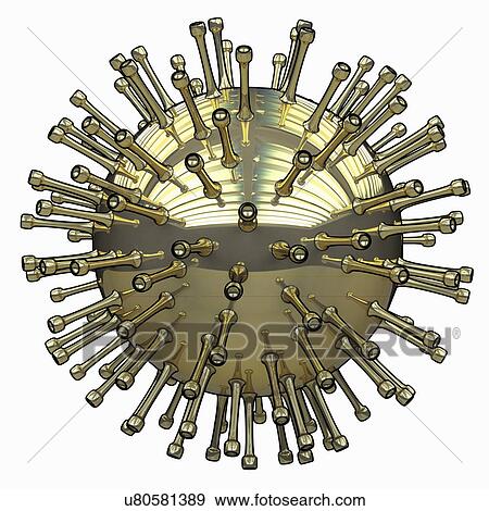 Stock Illustration - Nanomodule, artwork. Fotosearch