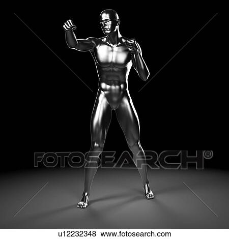 Person boxing, artwork View Large Illustration Stock Illustration - Person boxing, artwork. Fotosearch