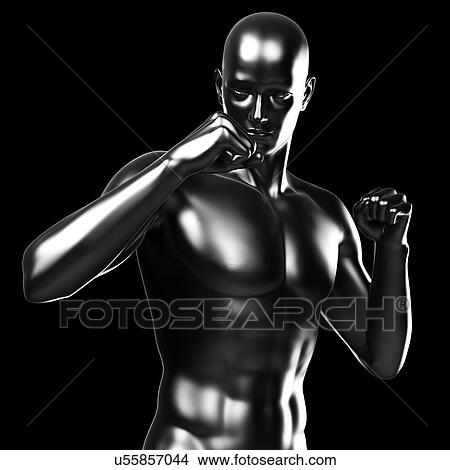 Person boxing, artwork View Large Illustration Stock Illustration - Person boxing, artwork. Fotosearch