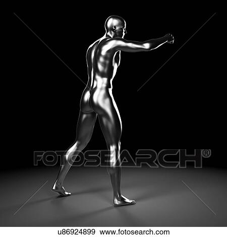 Person boxing, artwork View Large Illustration Stock Illustration - Person boxing, artwork. Fotosearch