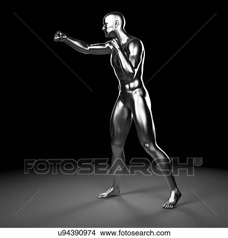 Person boxing, artwork View Large Illustration Stock Illustration - Person boxing, artwork. Fotosearch