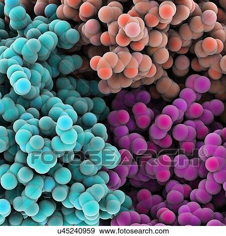 Protein molecules, artwork View Large Illustration Stock Illustration - Protein molecules, artwork. Fotosearch