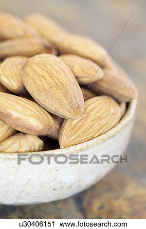 Clip Art - Almonds. Fotosearch