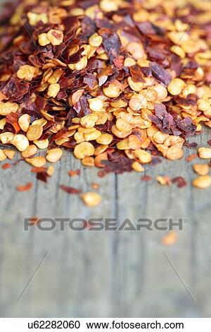 Clipart - Chilli flakes. Fotosearch