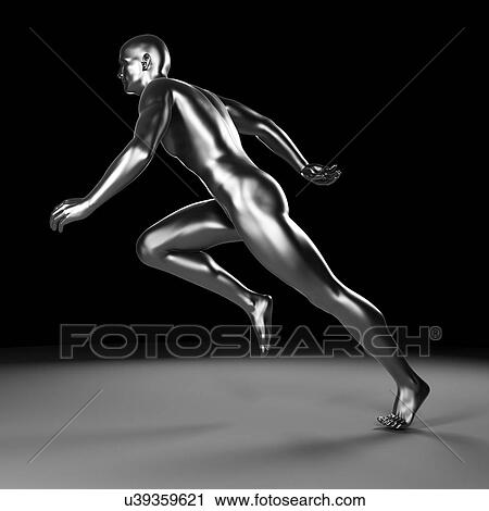 Human anatomy of a runner, artwork View Large Illustration Clip Art - Human anatomy of a runner, artwork. Fotosearch