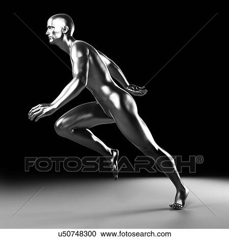 Human anatomy of a runner, artwork View Large Illustration Clipart - Human anatomy of a runner, artwork. Fotosearch