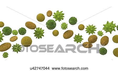 Pollen, artwork View Large Illustration Stock Illustration - Pollen, artwork. Fotosearch
