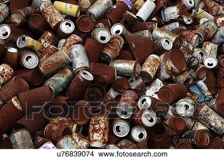 Rusting drink cans View Large Illustration Stock Illustration - Rusting drink cans. Fotosearch