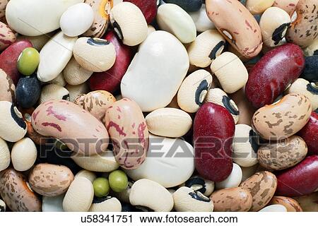 Clip Art - Selection of beans. Fotosearch
