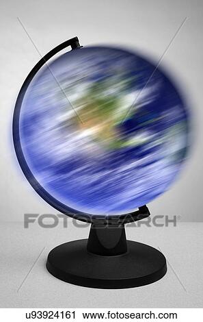 Spinning globe View Large Illustration Clip Art - Spinning globe. Fotosearch