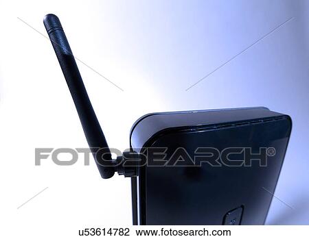 Wireless router View Large Illustration Drawing - Wireless router. Fotosearch