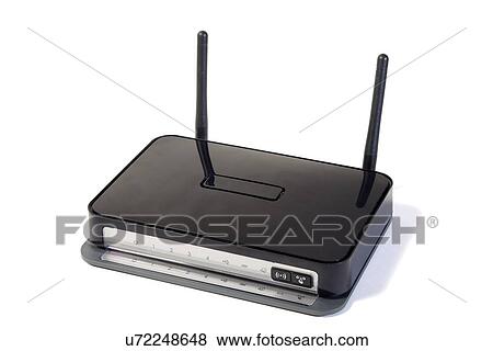 Stock Illustration - Wireless router. Fotosearch
