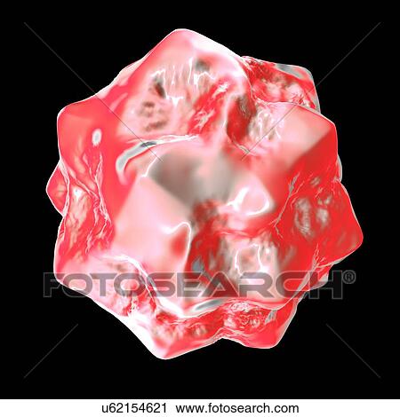 Hepatovirus, computer artwork. View Large Illustration Clip Art - Hepatovirus, computer artwork.. Fotosearch