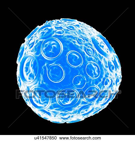 Infectious salmon anaemia virus (ISA), computer artwork. View Large Illustration Clipart - Infectious salmon anaemia virus (ISA), computer artwork.. Fotosearch
