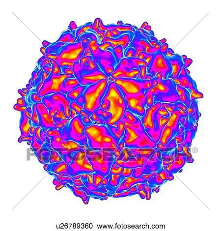 Clipart - Mengo virus, computer artwork.. Fotosearch