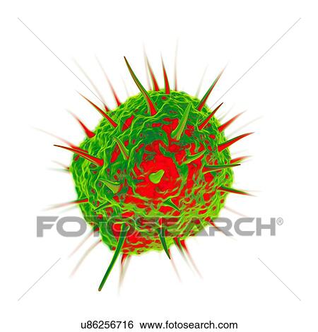 Mimivirus, computer artwork. View Large Illustration Stock Illustration - Mimivirus, computer artwork.. Fotosearch