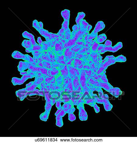 Poliovirus receptor complex, computer artwork. View Large Illustration Stock Illustration - Poliovirus receptor complex, computer artwork.. Fotosearch