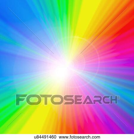 Clipart - Prismatic pattern, computer artwork.. Fotosearch