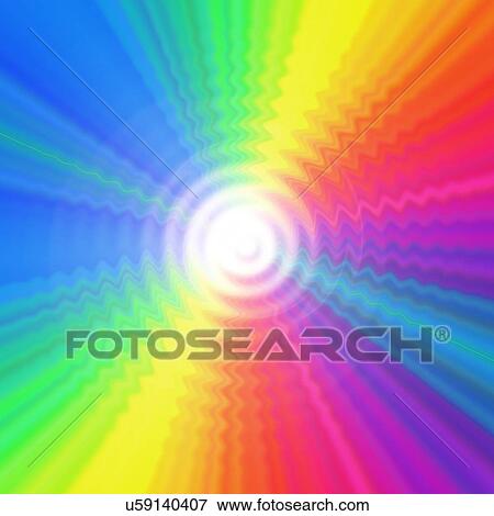 Stock Illustration - Prismatic pattern, computer artwork.. Fotosearch