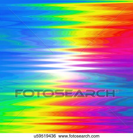 Stock Illustration - Prismatic pattern, computer artwork.. Fotosearch